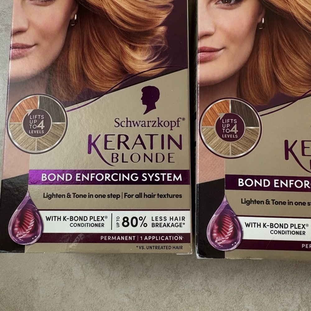 Schwarzkopf Keratin Blonde Hair Color - Apricot Blonde - Picture 2 of 4